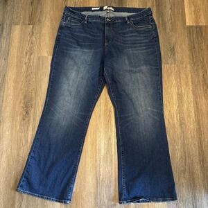 Kut from the Kloth Jeans‎ Womens 24W Michelle Bootcut Back Flap Pocket Dark Wash